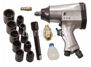Пневмогайковерт PWS312 (158 л/мин 312 н/м 6.3 бар 1/2") + набор кейс