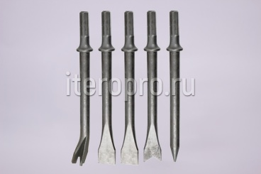 Набор зубил (5штук) АНАС22220Н удлиненные