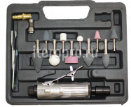 Пневмошлифмашина прямая GL25000 (103 л/мин 6 бар 25000 об/мин) + набор кейс